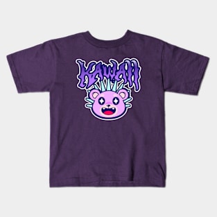 CRAZY KAWAII BEAR Kids T-Shirt